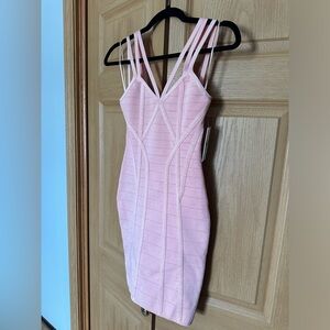 Pink Bandage Dress